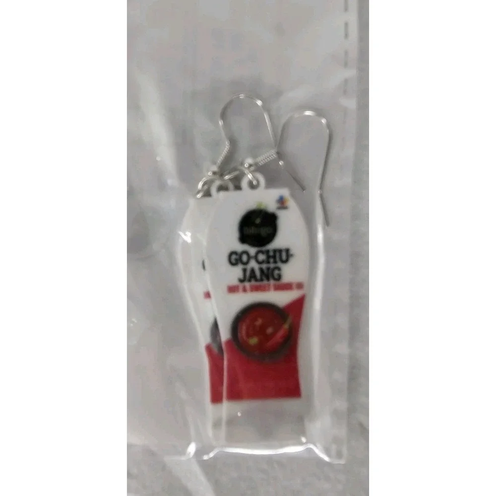 Nwt Go-chu-jang Dangle Earring Novelty mini-Foodie kitch kidcore Jewelry
